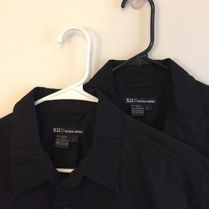 LOT of 2 - 5.11 Tactical Concealed Carry Shirts